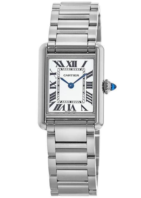 cartier tank wsta0051|Cartier Tank Must Stainless Steel WSTA0051 .